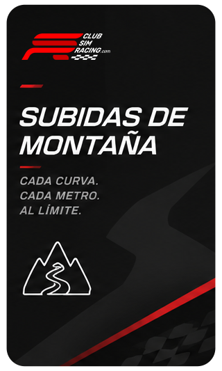 Simracing Hill Climb: Subidas de montaña al límite de la adherencia.