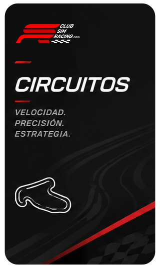 Simracing Circuitos: Velocidad pura y estrategia en los circuitos más icónicos del mundo.